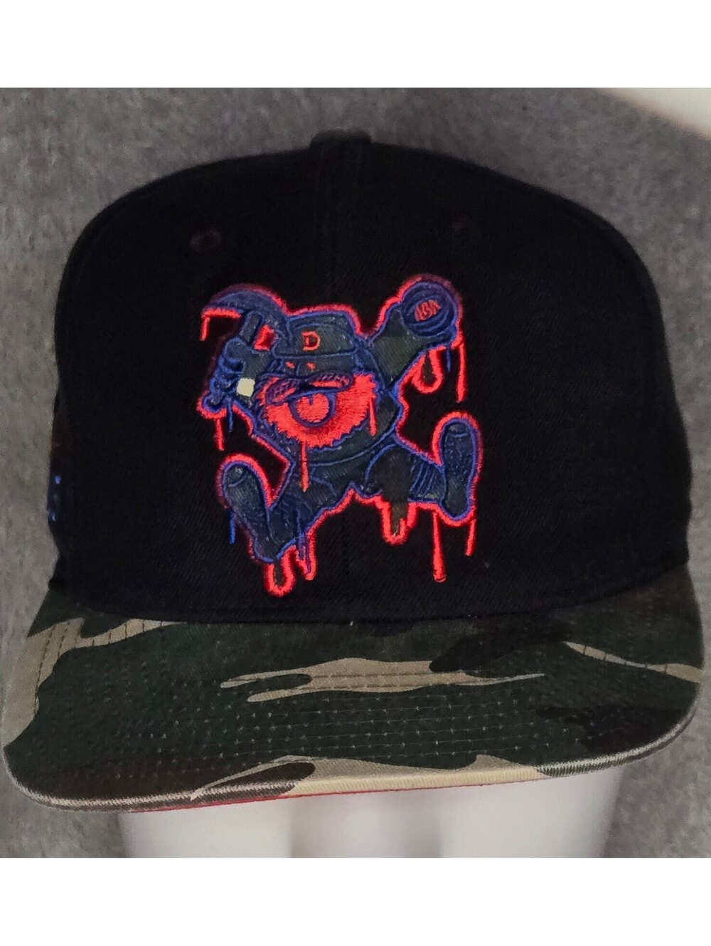 Mitchell & Ness Denver Nuggets Nikola Jokic #15 Drip Camo Snapback Hat